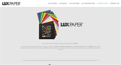 Desktop Screenshot of luxpaper.com